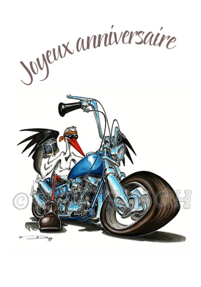 Cigogne Biker Rat Finch